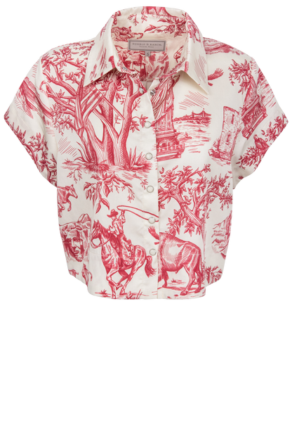 Double D Ranch American Heritage Toile Top