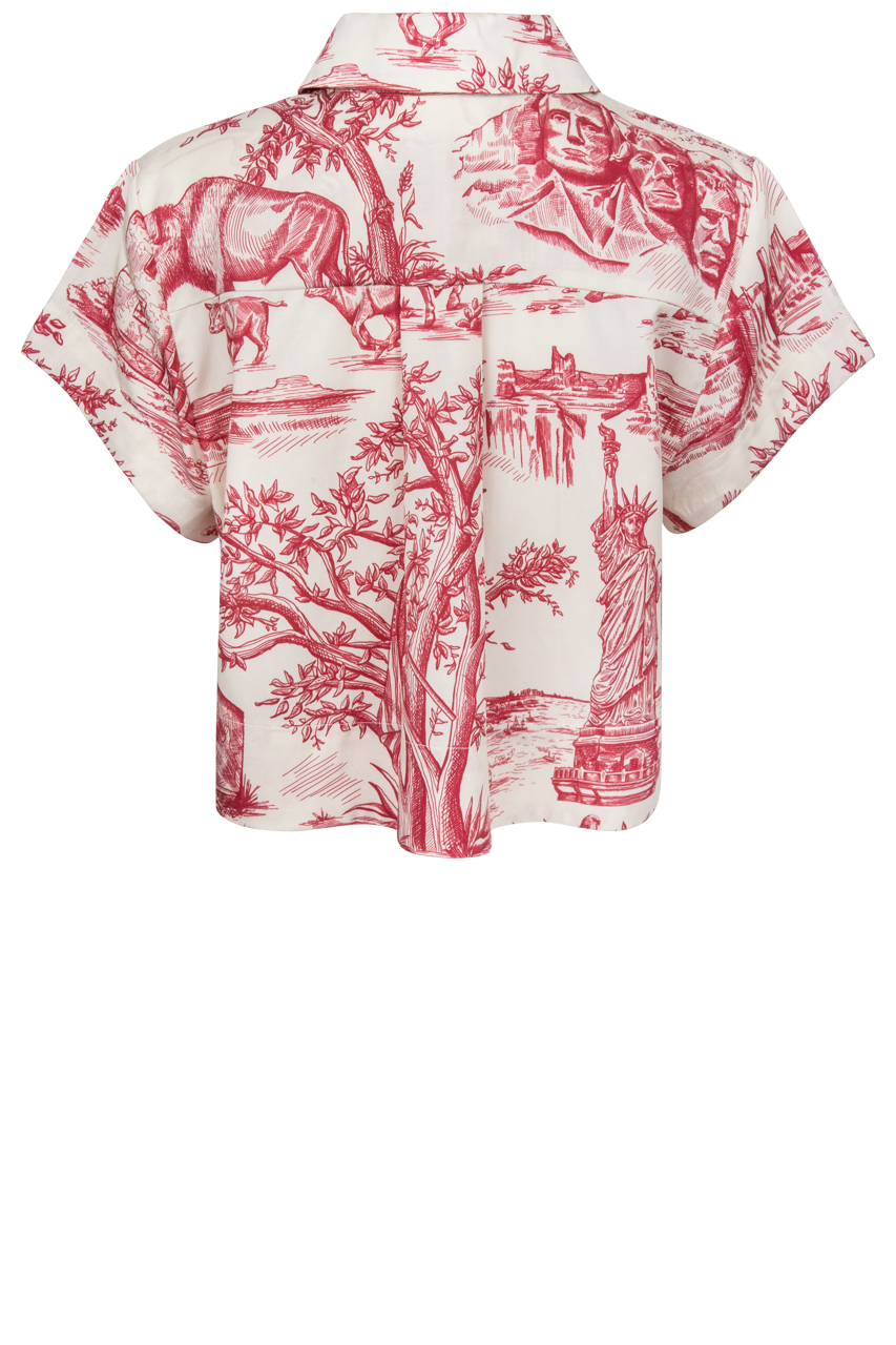 Double D Ranch American Heritage Toile Top