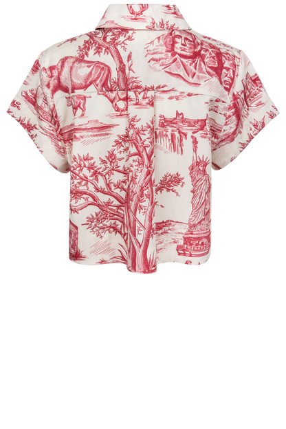 Double D Ranch American Heritage Toile Top