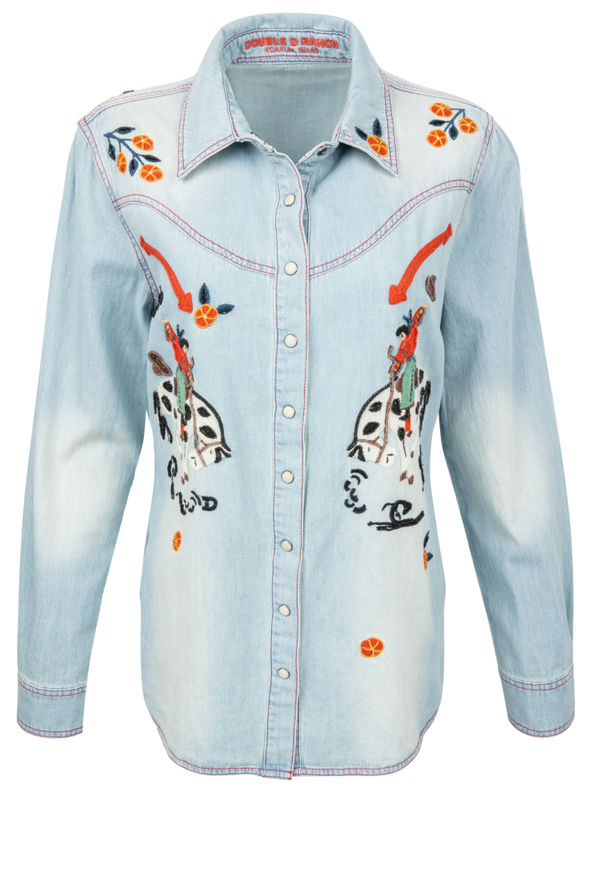 Double D Ranch Rider Embroidered Shirt