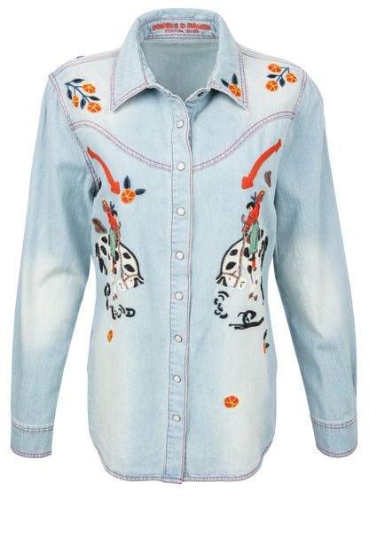 Double D Ranch Rider Embroidered Shirt