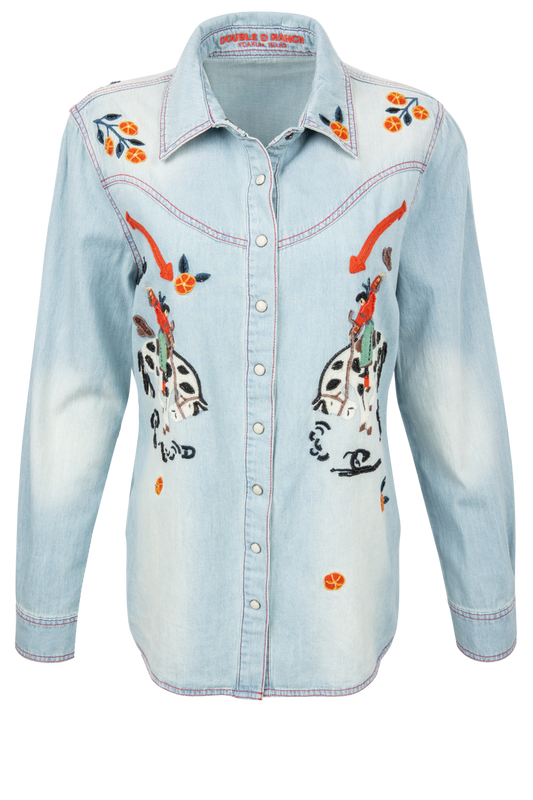 Double D Ranch Rider Embroidered Shirt
