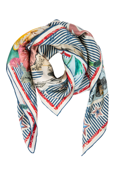 Double D Ranch Stars, Stripes & Blooms Scarf