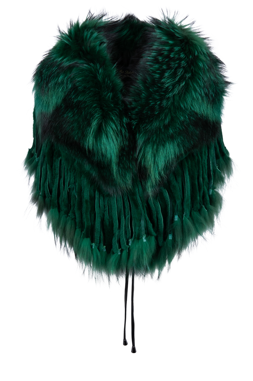 Pat Dahnke Emerald Fur Collar