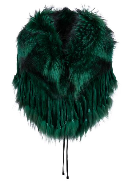 Pat Dahnke Emerald Fur Collar