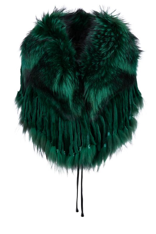 Pat Dahnke Emerald Fur Collar