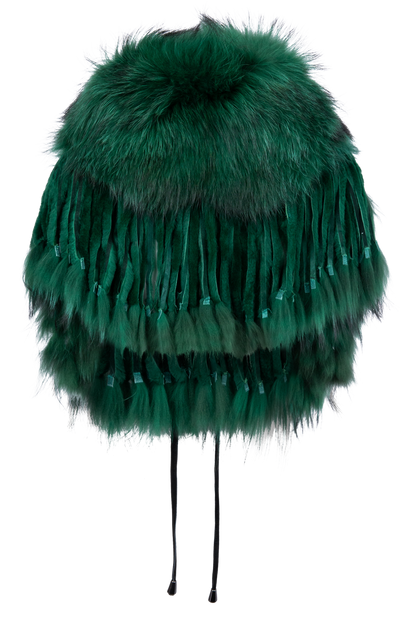 Pat Dahnke Emerald Fur Collar