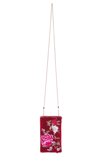Mary Frances Eastern Bloom Phone Bag