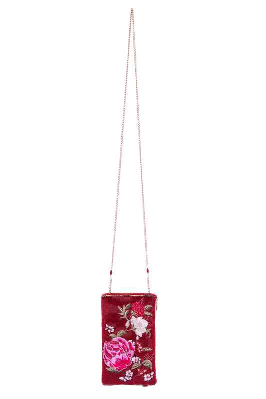 Mary Frances Eastern Bloom Phone Bag