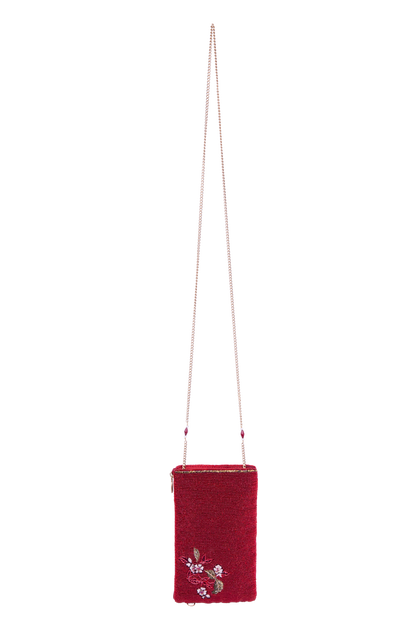 Mary Frances Eastern Bloom Phone Bag