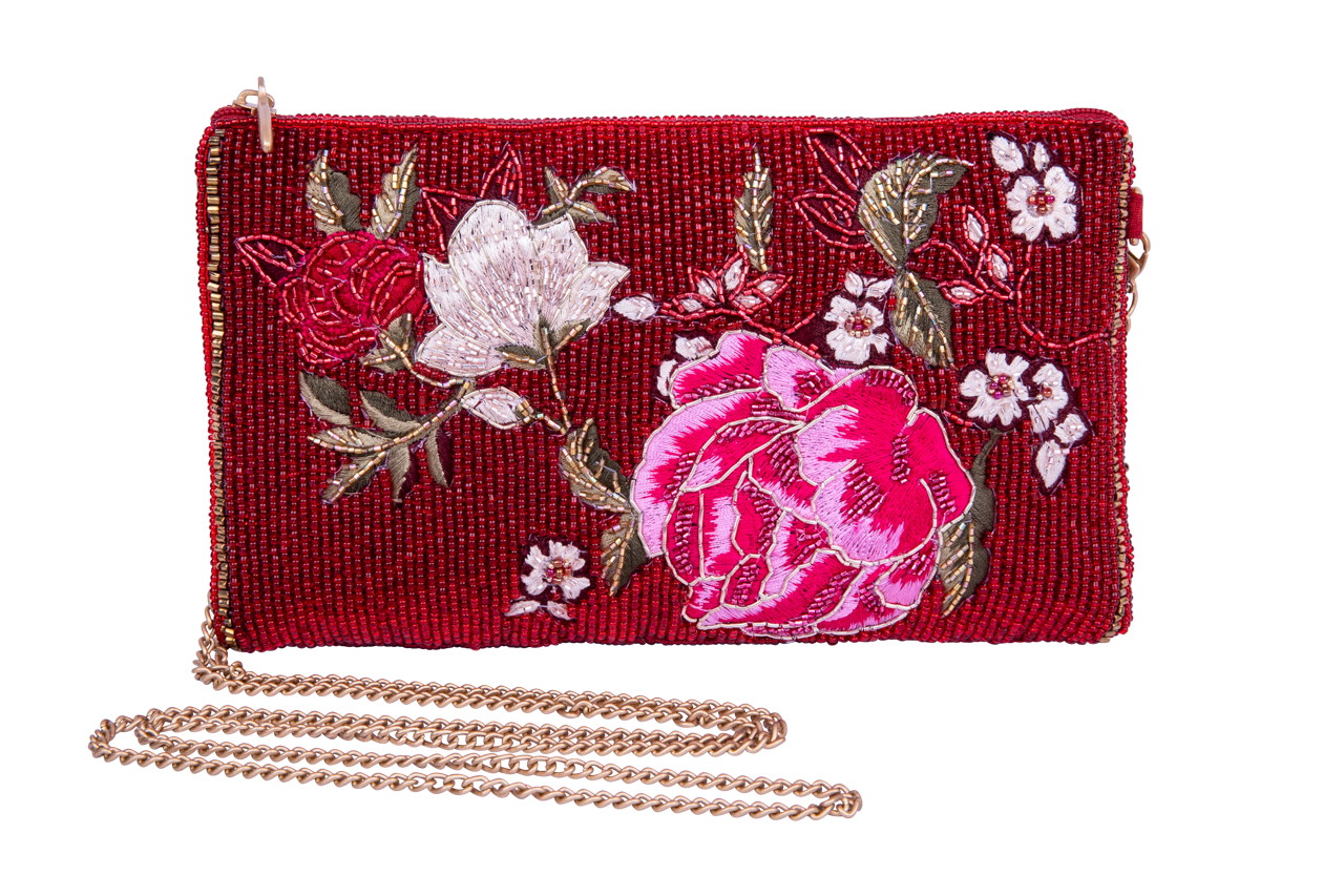 Mary Frances Eastern Bloom Phone Bag