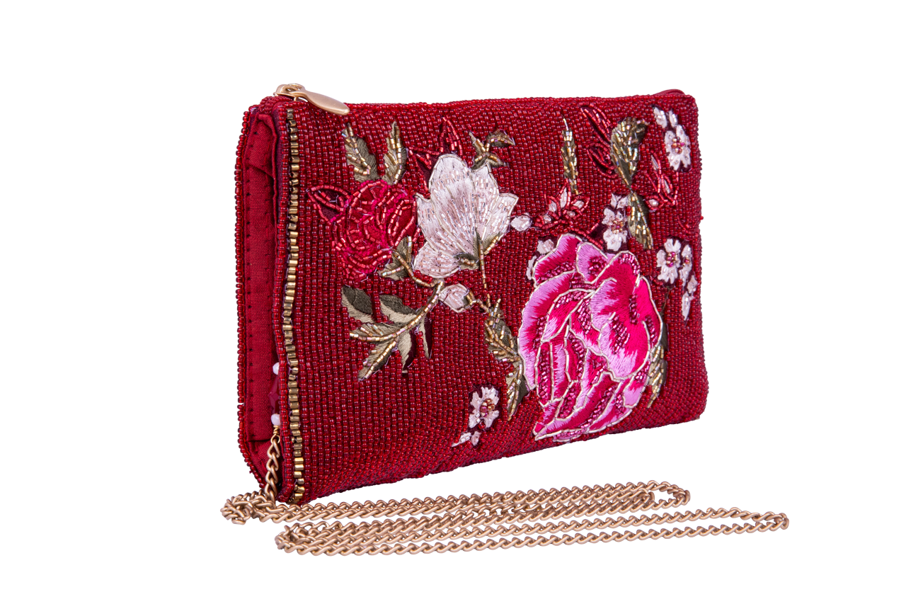 Mary Frances Eastern Bloom Phone Bag