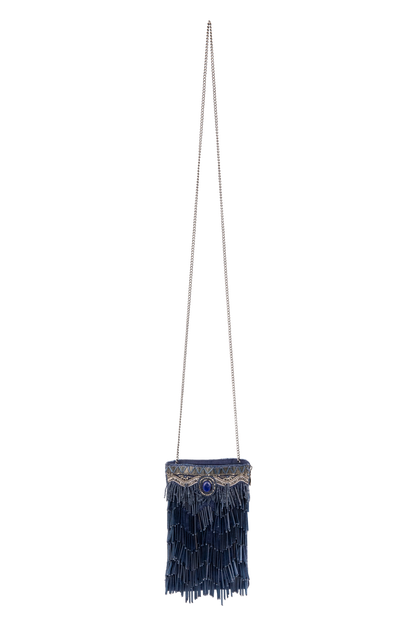 Mary Frances True Blue Phone Bag