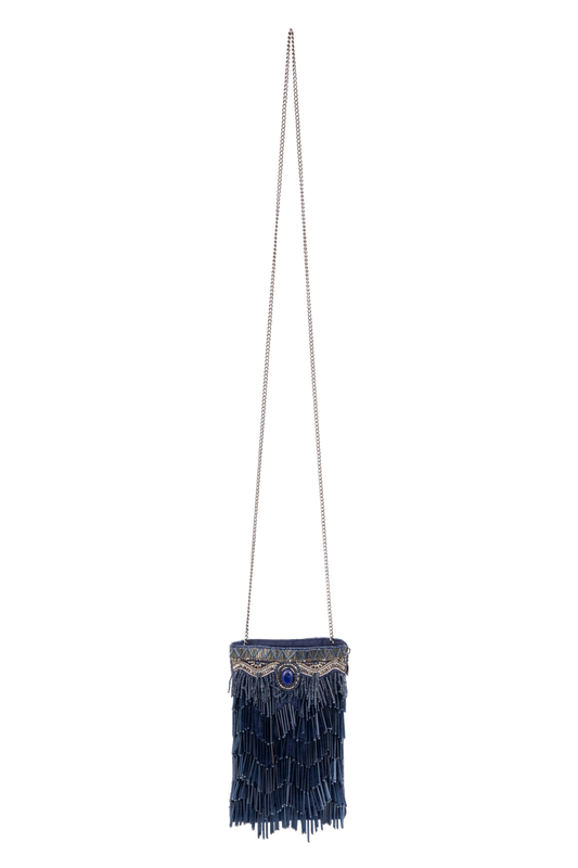 Mary Frances True Blue Phone Bag