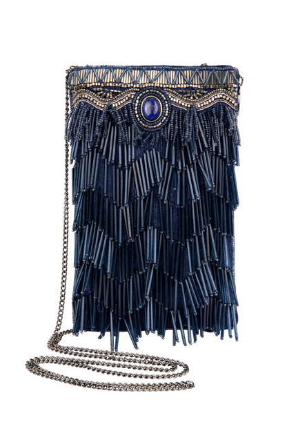 Mary Frances True Blue Phone Bag