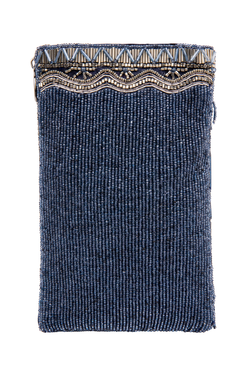 Mary Frances True Blue Phone Bag
