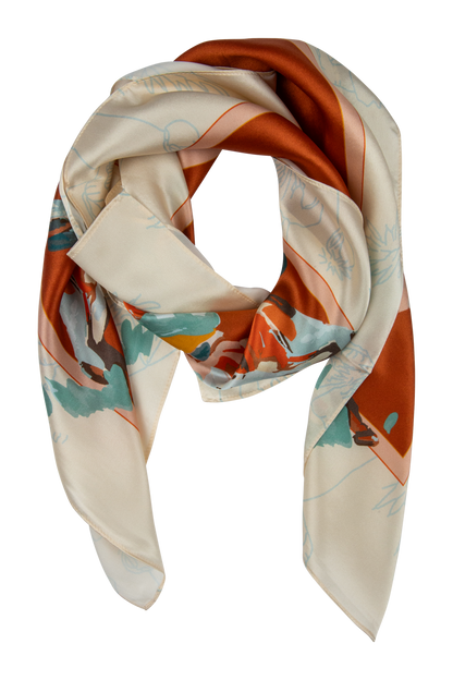 Poppy Cowgirl Silk Scarf