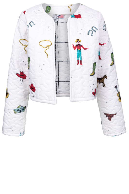 Ida Mae Texas Icons Cropped Jacket