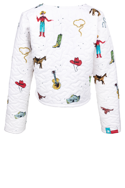 Ida Mae Texas Icons Cropped Jacket