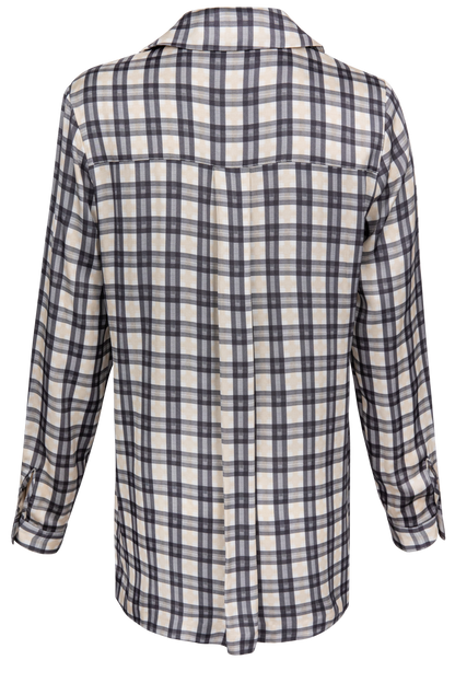 Folk Saint Retro Plaid Bobbi Blouse