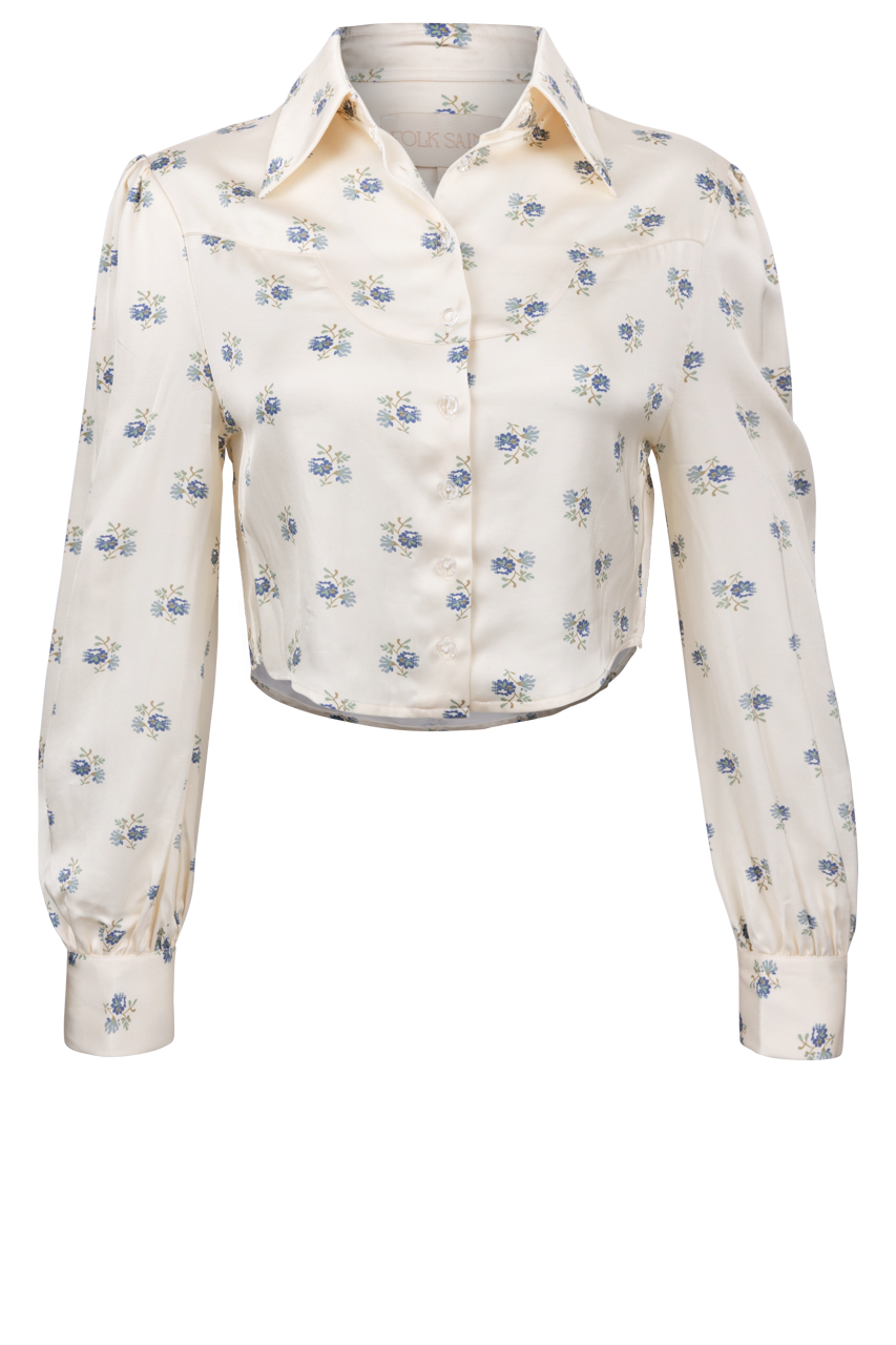 Folk Saint Floral Marlowe Blouse