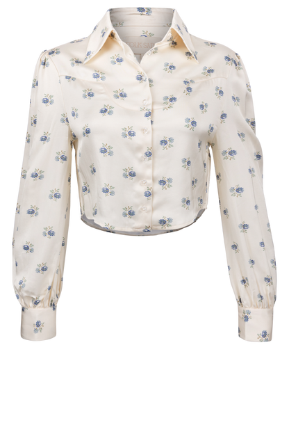 Folk Saint Floral Marlowe Blouse