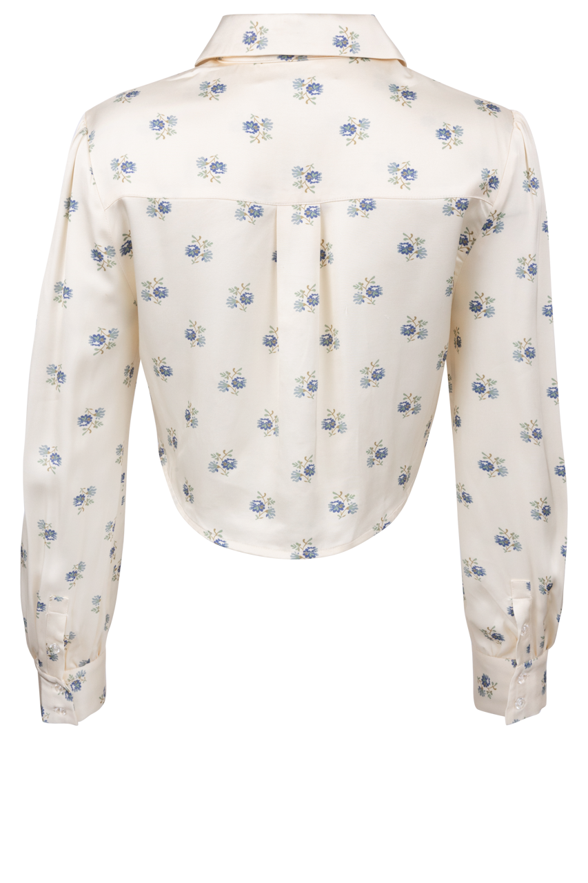 Folk Saint Floral Marlowe Blouse