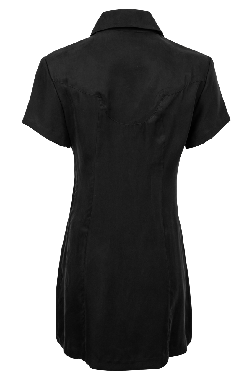Folk Saint Washed Black West Mini Dress