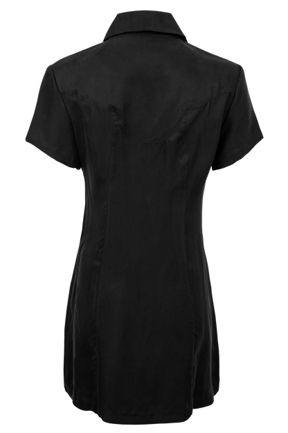Folk Saint Washed Black West Mini Dress