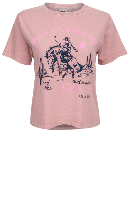 HRT and LUV Hold Your Horses Graphic Tee