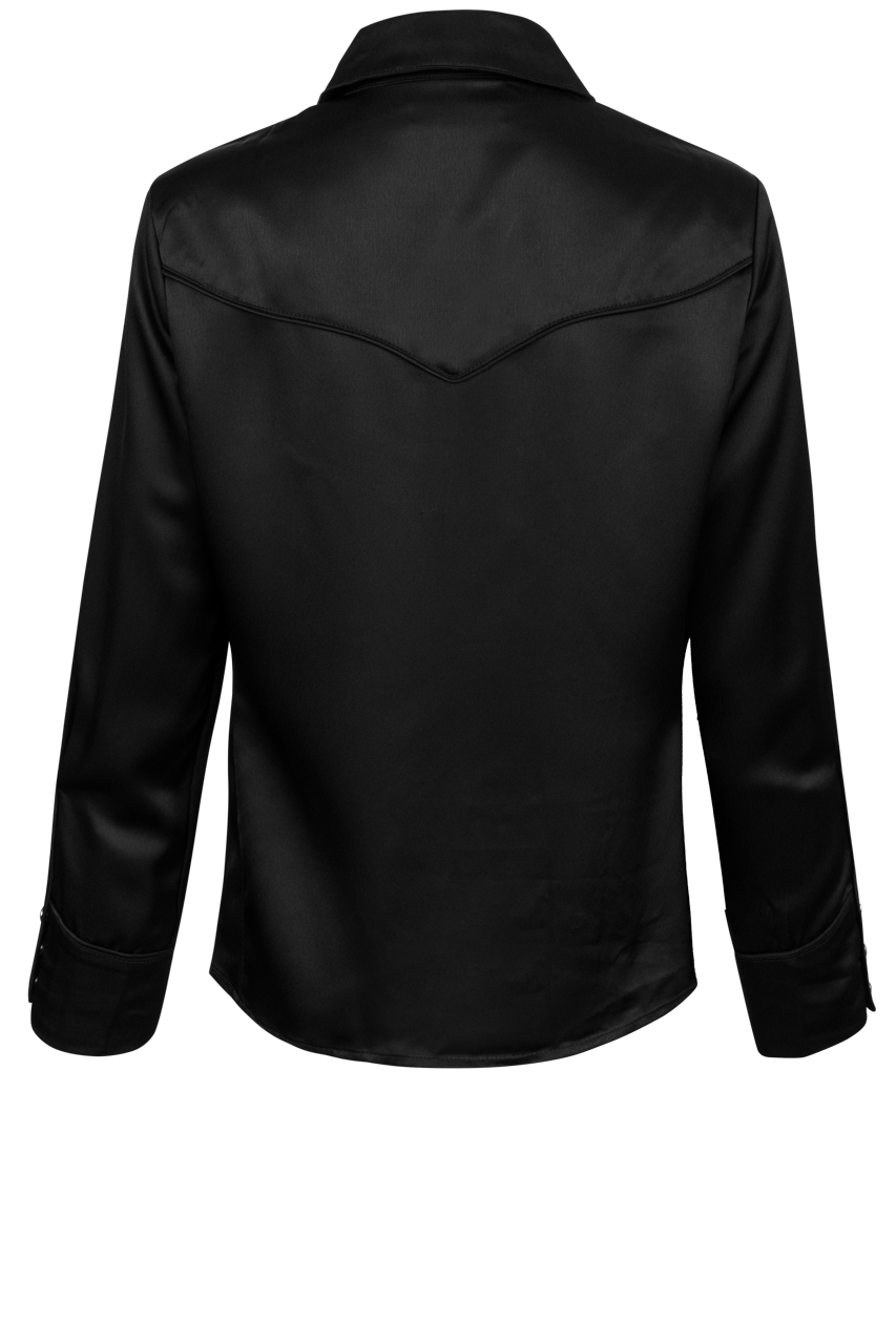 Blue B Western Satin Blouse