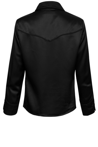 Blue B Western Satin Blouse