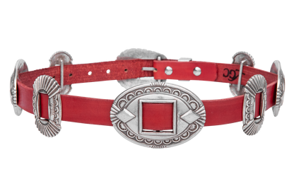 Lucky Gem Club Americana Concho Belt