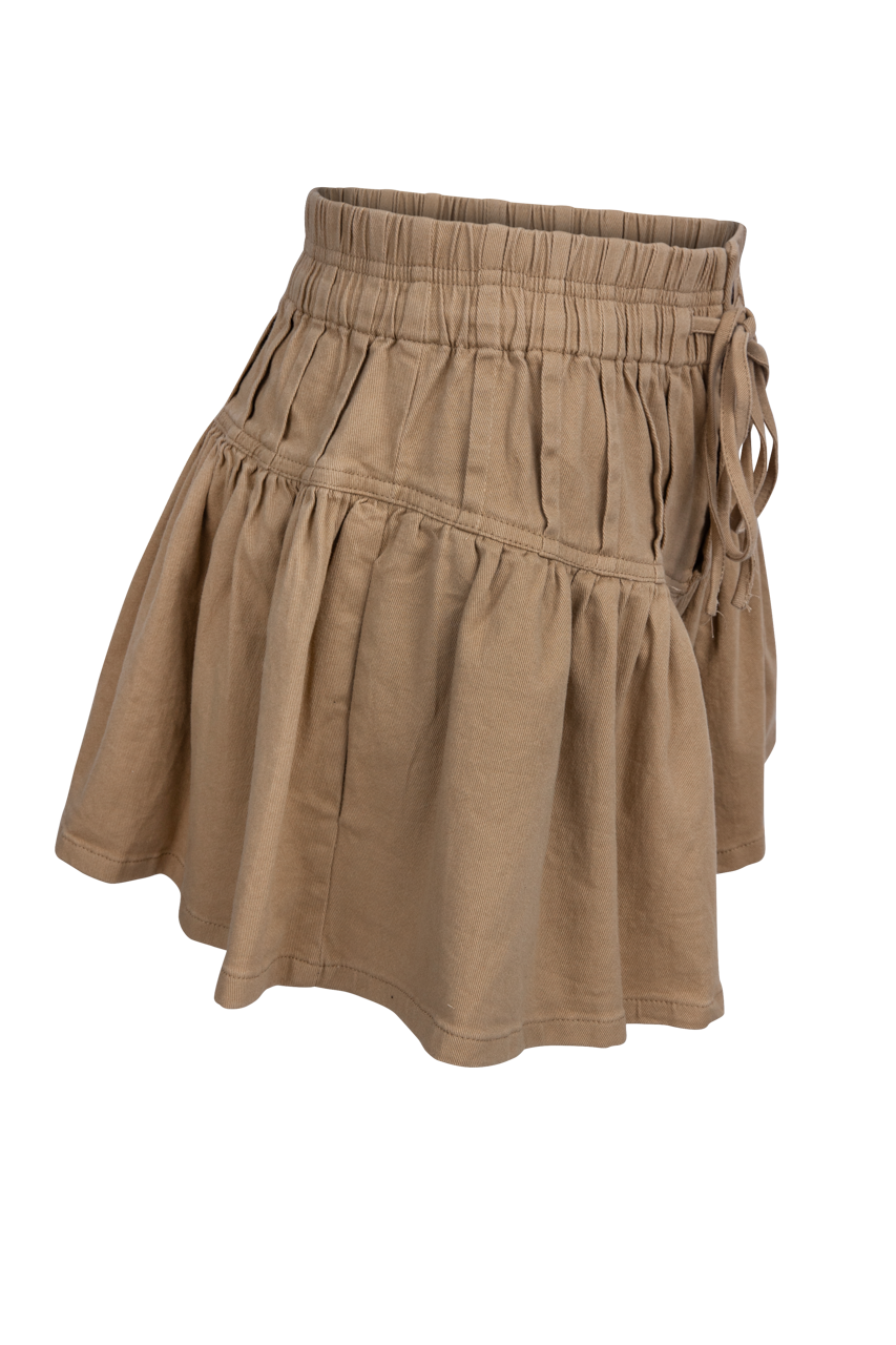 Klesis Twill Flared Shorts