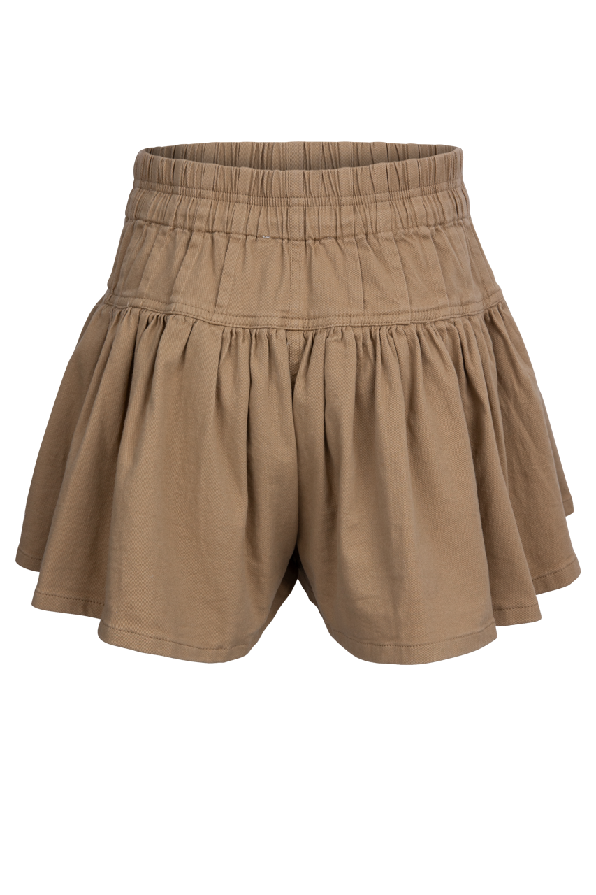 Klesis Twill Flared Shorts