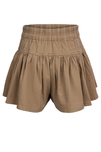 Klesis Twill Flared Shorts