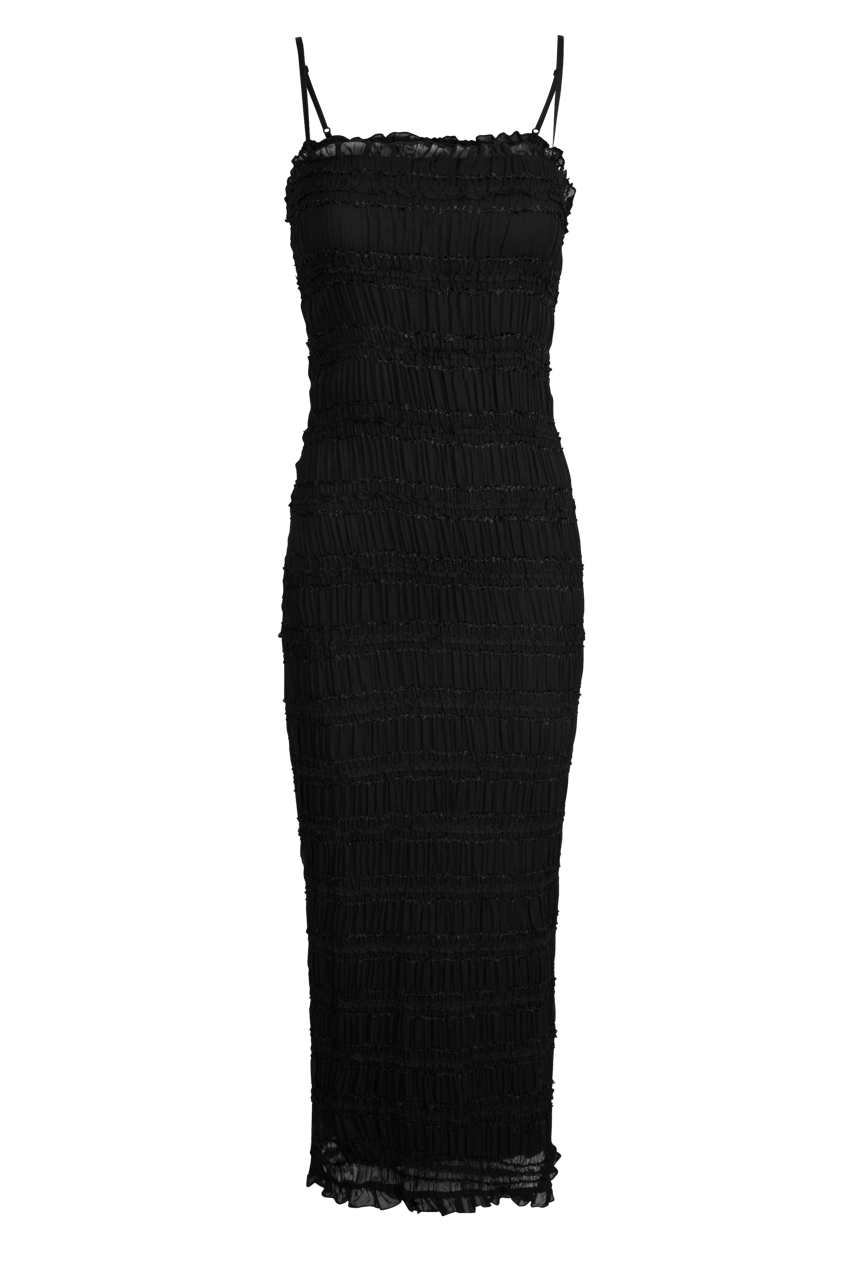 Klesis Textured Chiffon Maxi Dress