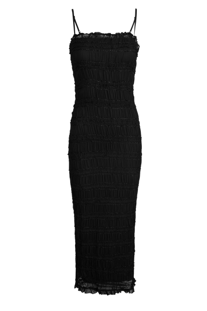 Klesis Textured Chiffon Maxi Dress