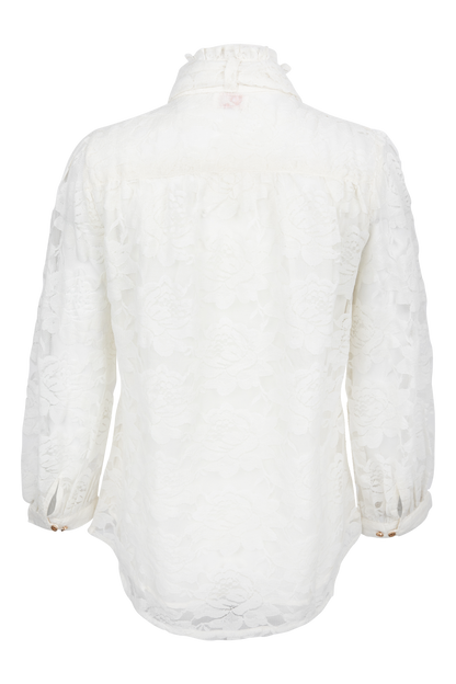 LulaSoul Chandler Lace Blouse - Ivory