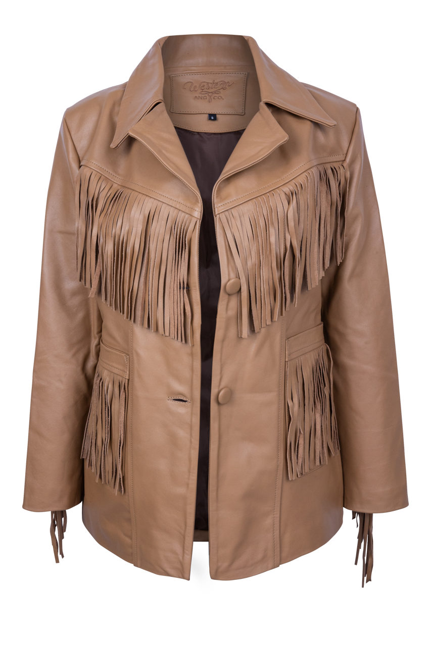 Western and Co. Fringe With Benefits Blazer
