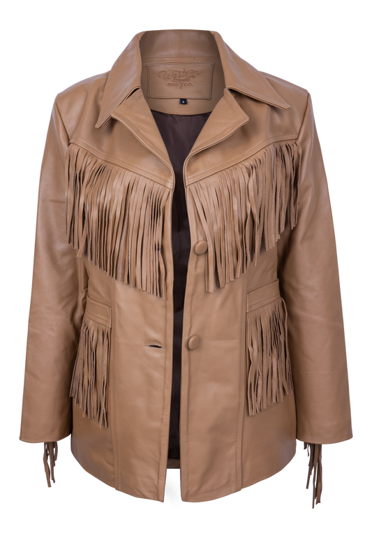 Western and Co. Fringe With Benefits Blazer