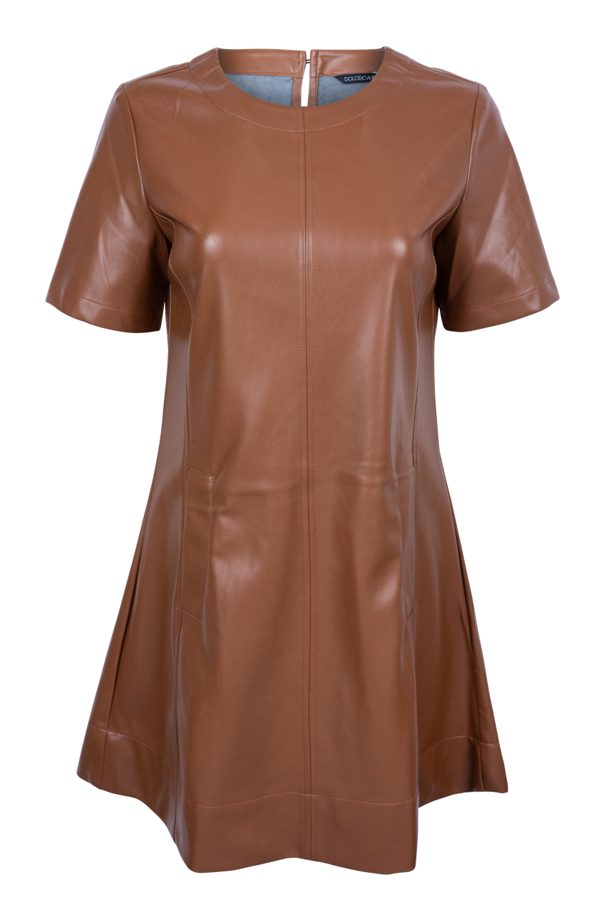 Dolce Cabo Vegan Leather Mini Dress