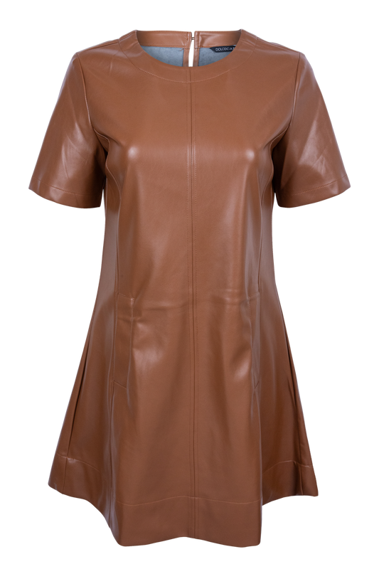 Dolce Cabo Vegan Leather Mini Dress