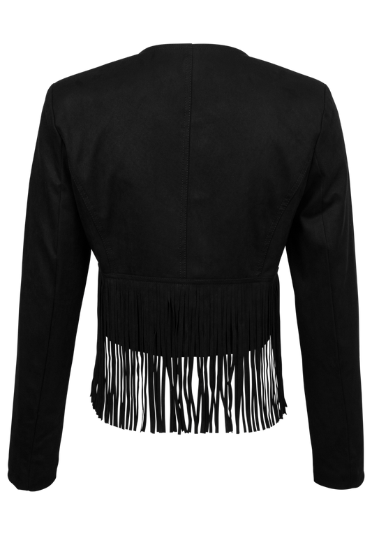 Dolce Cabo Suede Fringe Jacket - alternate view