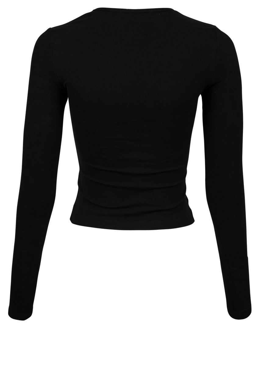 Silver Studded Long Sleeve Tee