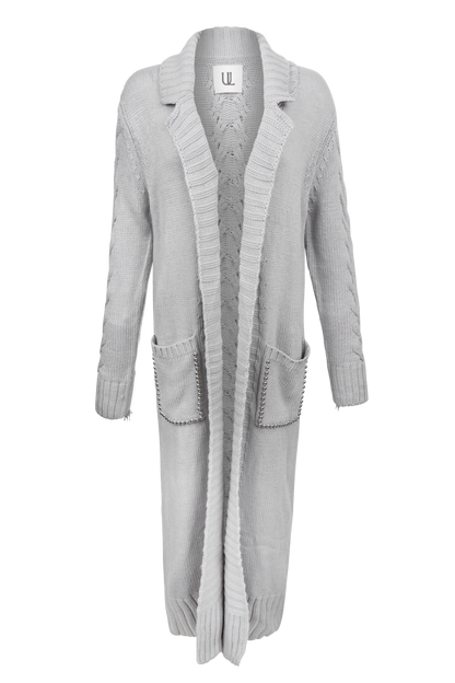 Rodeo Fringe Cable Knit Duster Cardigan
