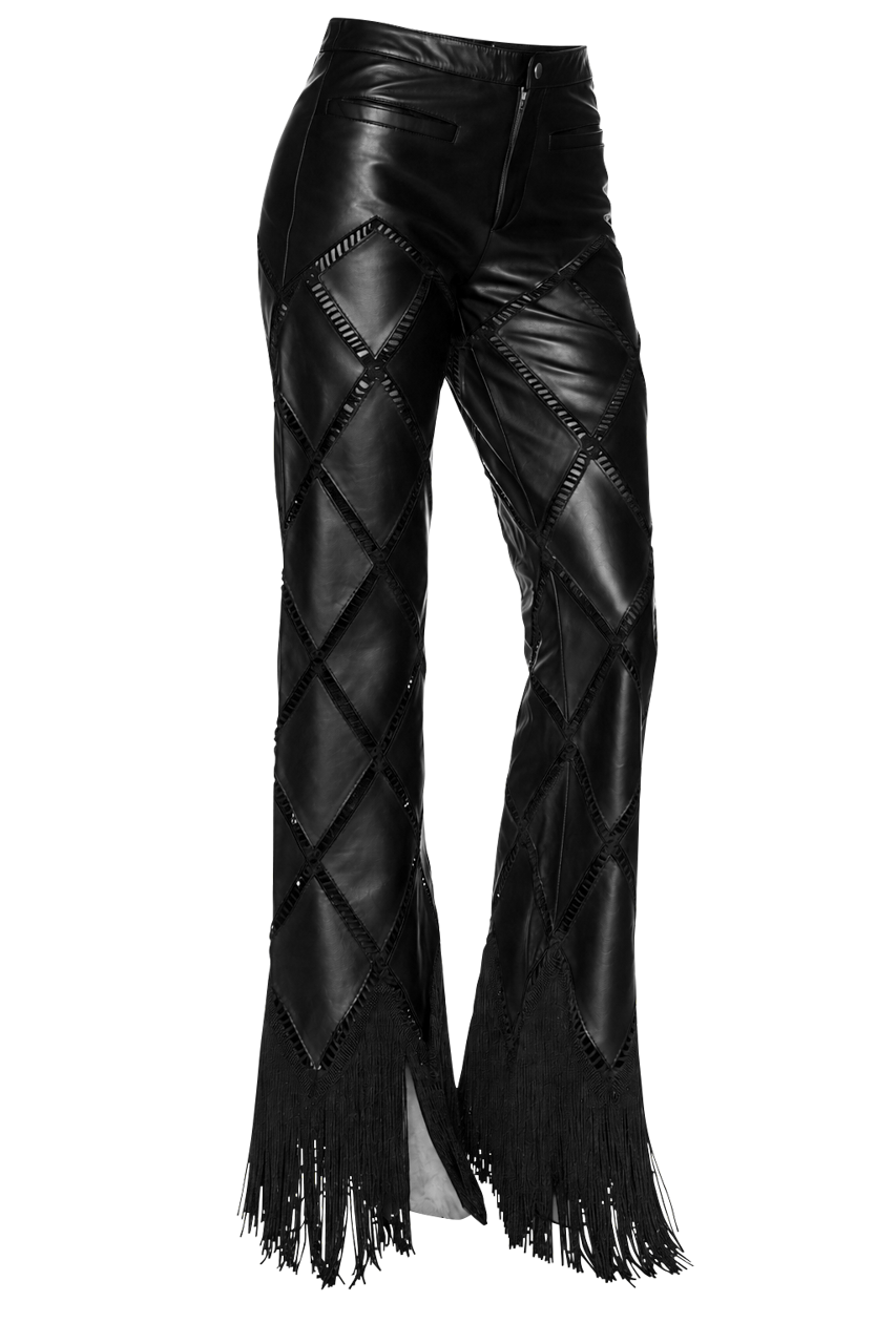 Understated Leather Karma Leather Pants - Black