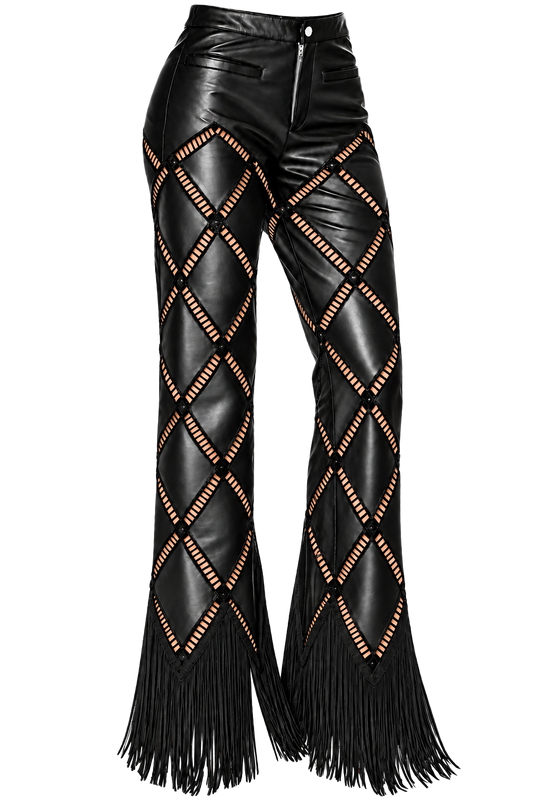Understated Leather Karma Leather Pants - Black