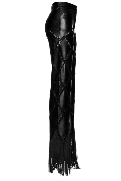 Understated Leather Karma Leather Pants - Black