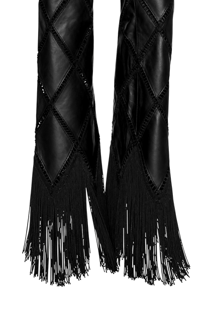 Understated Leather Karma Leather Pants - Black